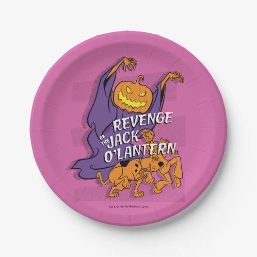Assiettes En Carton Scooby-Doo | Revenge de la Lanterne Jack O' (Devant)