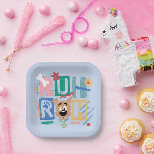 Assiettes En Carton Scooby-Doo | Ruh Roh Baby Scooby-Doo (Fête)