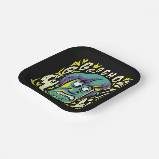 Assiettes En Carton Scooby-Doo | Shaggy effrayée (Angulaire)