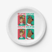 Assiettes En Carton Scooby-Doo & Shaggy "Elfie Selfie" (Devant)