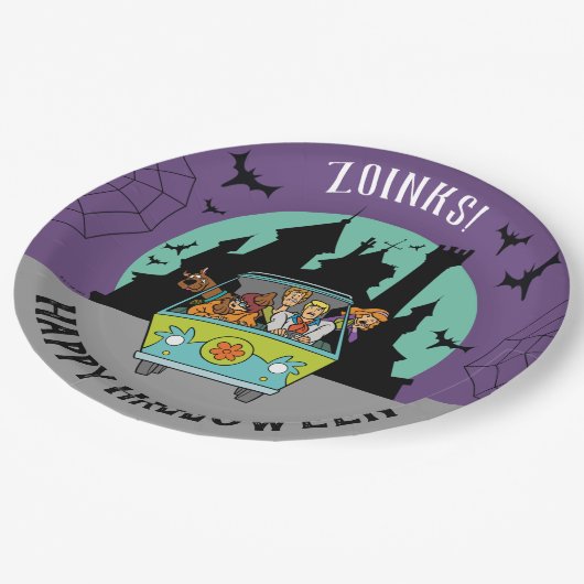 Assiettes En Carton Scooby-Doo Spooktacular Halloween Party (Angle)