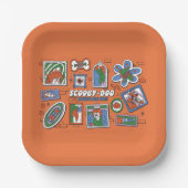 Assiettes En Carton Scooby-Doo Wall of Halloween Picture Frames (Recto)