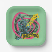 Assiettes En Carton Scooby-Doo Zoinks Punk Guitare Graphisme (Recto)