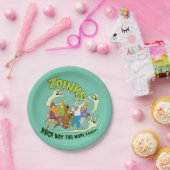 Assiettes En Carton Scooby Which Way for More Candy ? (Fête)