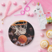 Assiettes En Carton Scoring de basket-ball (Fête)