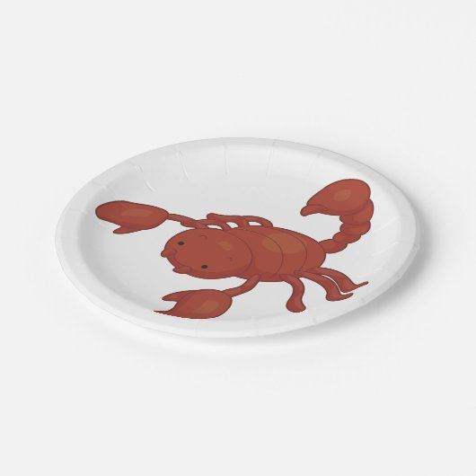Assiettes En Carton Scorpion (Angle)
