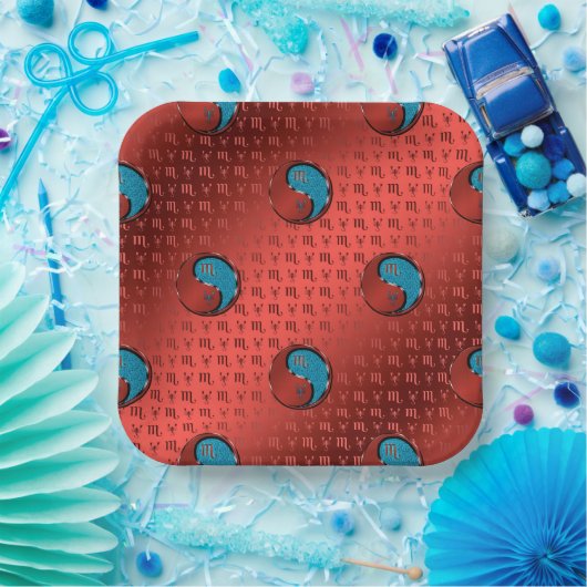 Assiettes En Carton Scorpion (Fête)