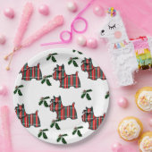 Assiettes En Carton Scottish Terrier (Fête)