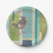 Assiettes En Carton Scrapbook Avian I (Devant)