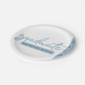 Assiettes En Carton Script Bleu clair | Brosse à oeufs Robin (Angle)