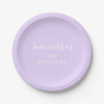 Script d'anniversaire Pastel Lavender 1er