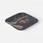 Assiettes En Carton Script manuscrit moderne | Photo (Angulaire)