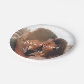 Assiettes En Carton Script photo moderne Nous sommes engagés (Angle)