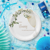 Assiettes En Carton Se marier Champagne (Fête)