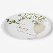 Assiettes En Carton Se marier Champagne (Angle)