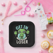 Assiettes En Carton Se mettre dans Loser Alien UFO Funny (Fête)