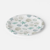 Assiettes En Carton Sea shells (Angle)