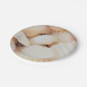 Assiettes En Carton Sea Shells Love, Summer Beach Pique-nique, Plaque (Angle)