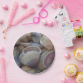 Assiettes En Carton Sea Shells Love, Summer Beach Pique-nique, Plaque (Fête)