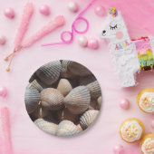 Assiettes En Carton Sea Shells Love, Summer Beach Pique-nique, Plaque (Fête)