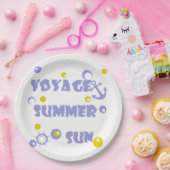 Assiettes En Carton Sea, travel (Fête)