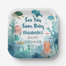 Sea You Soon Bébé Mignon Sous l'Océan Baby Shower