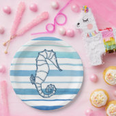 Assiettes En Carton Seahorse (Fête)