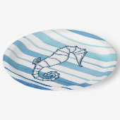 Assiettes En Carton Seahorse (Angle)