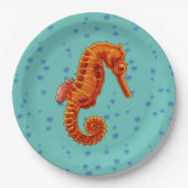 Assiettes En Carton Seahorse (Devant)
