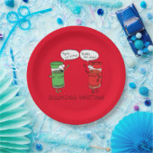 Assiettes En Carton Seasoning Salutations Spices (Fête)