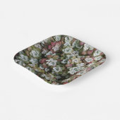 Assiettes En Carton Sedum Spathulifolium Succulents Floral (Angulaire)