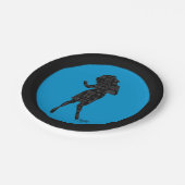 Assiettes En Carton Seinfeld | Elaine Danse Silhouette (Angle)