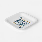 Assiettes En Carton Seinfeld | Graphique de typographie "Ces Pretzels" (Angulaire)