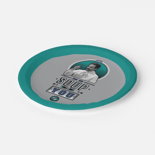 Assiettes En Carton Seinfeld | Pas De Soupe Pour Vous Graphique (Angle)