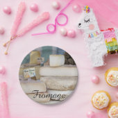 Assiettes En Carton Sélection rustique de fromages français (Fête)