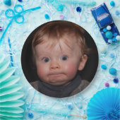 Assiettes En Carton Selfie Photo Upload | Your Face Fun party  (Fête)