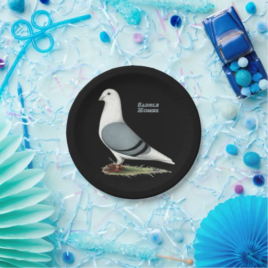 Assiettes En Carton Selle bleue Homer (Fête)