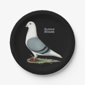 Assiettes En Carton Selle bleue Homer (Devant)