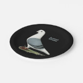 Assiettes En Carton Selle bleue Homer (Angle)