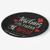 Assiettes En Carton Semaine d'appréciation de l'enseignant MERCI de dé (Angle)