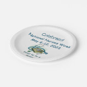 Assiettes En Carton Semaine nationale des infirmières 2023 Plaques pap (Angle)