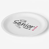 Assiettes En Carton Senior Class of 2026 Paper Plate (Angle)