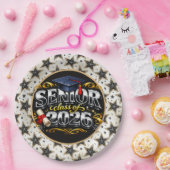 Assiettes En Carton Senior Graduating Class 2026 (Fête)