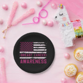 Assiettes En Carton sensibilisation au cancer du sein (2) (Fête)