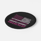 Assiettes En Carton sensibilisation au cancer du sein (2) (Angle)