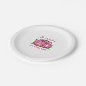 Assiettes En Carton Sensibilisation au cancer du sein Le mois d'octobr (Angle)