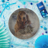 Assiettes En Carton Séparateur irlandais avec bécasse (Fête)