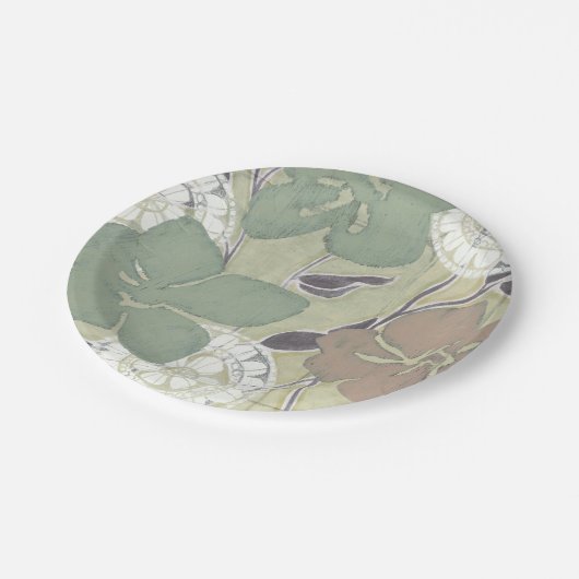 Assiettes En Carton Serene Pastels II (Angle)