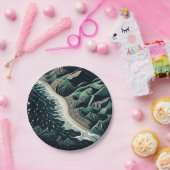 Assiettes En Carton Serene Shores (Fête)