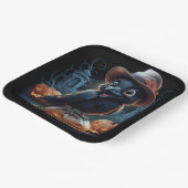 Assiettes en carton  Série 1  Corbeau (Angulaire)